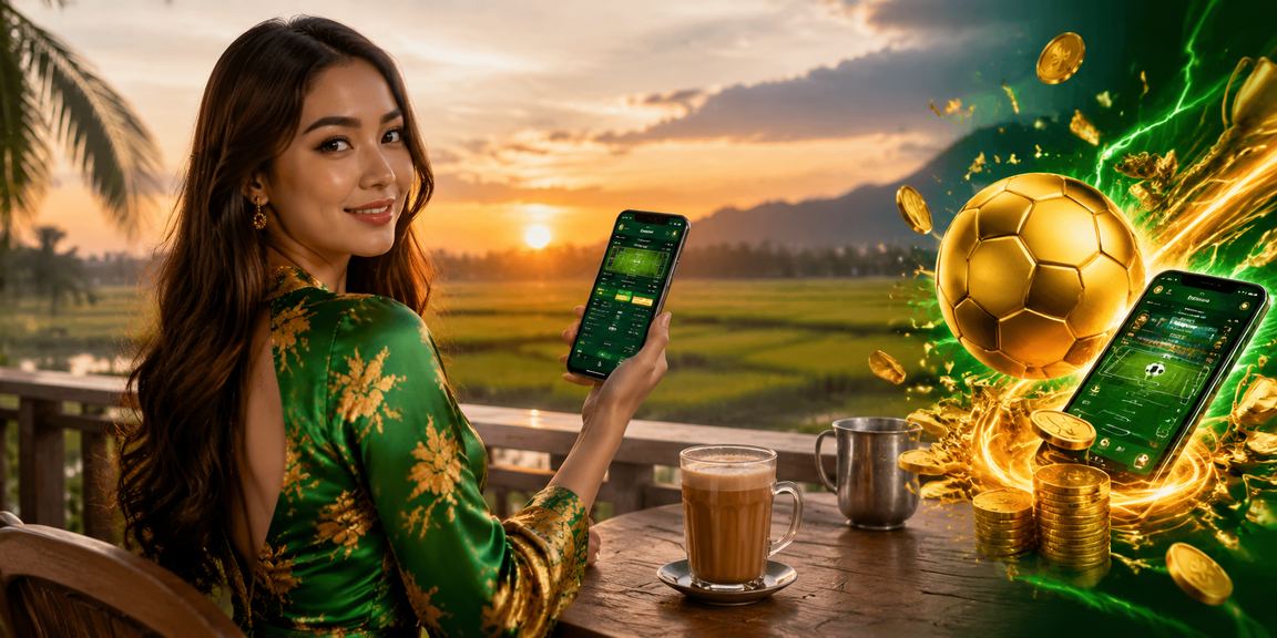 Pengguna dari Kedah mengakses taruhan bola sepak melalui aplikasi mudah alih ec40