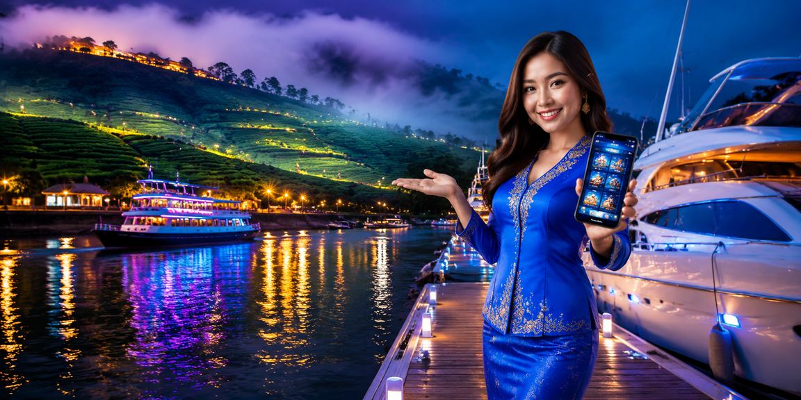 Pengguna menikmati hiburan kasino dengan pakaian tradisional Baju Kurung